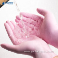 High Strength Pink Disposable Hand Medical Nitrile Gloves